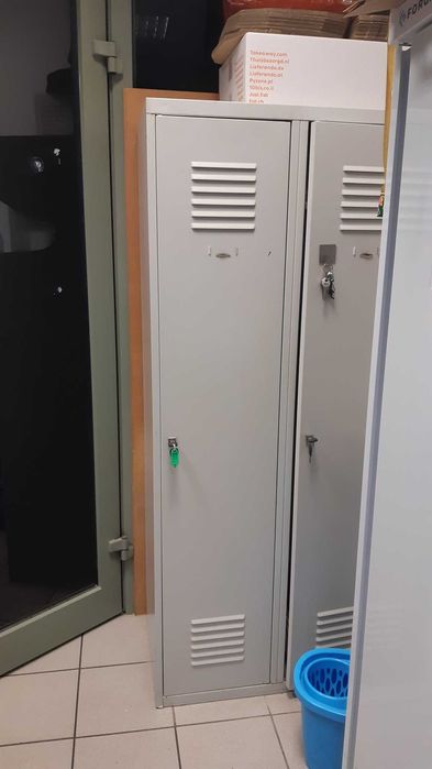 Szafka BHP ubraniowa 2-drzwiowa klucze