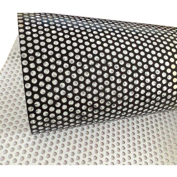 Пленка перфорированная Буча - пленка-сетка белая для окон автобусов