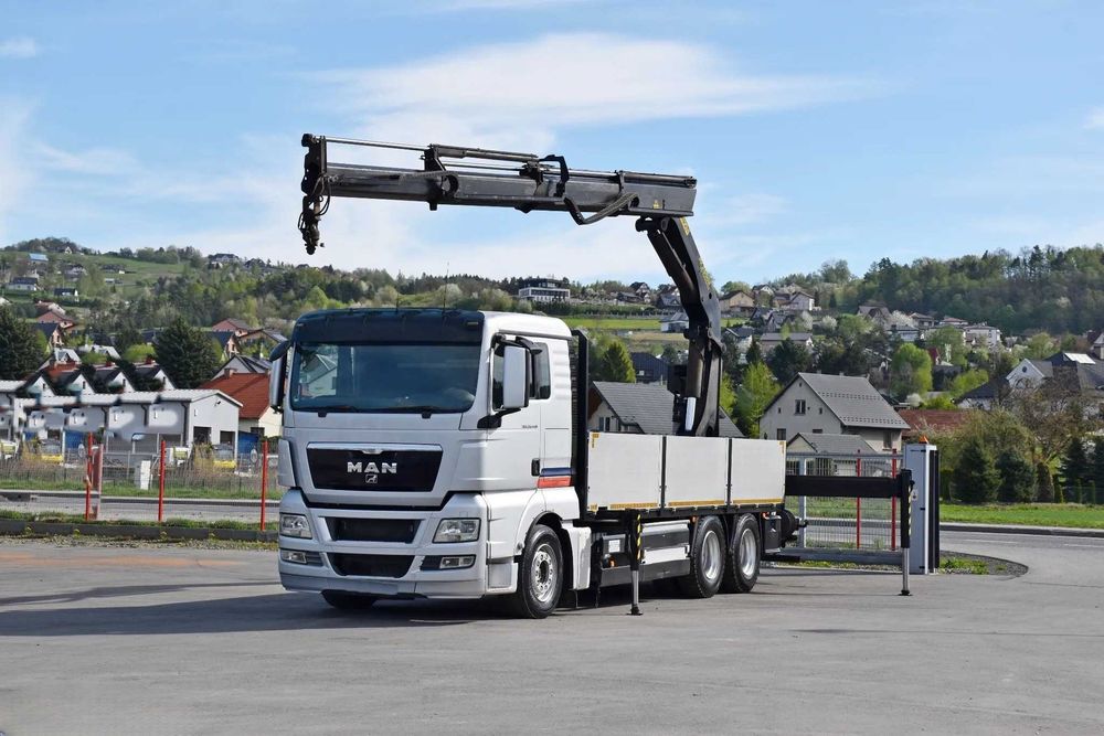 Бортовий MAN TGX 26.440 кузов 6,4м кран маніпулятор Palfinger PK 29002