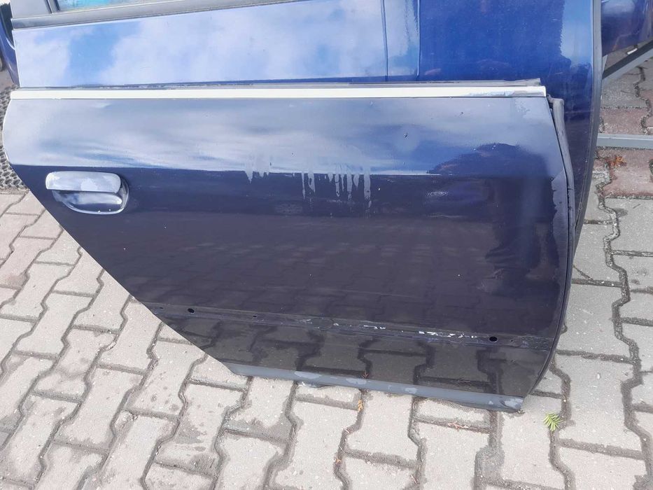 Drzwi prawe lewe przód tył Audi A6 C5 granatowe LZ5L 97-00