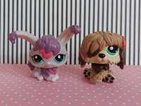 Littlest Pet Shop LPS unikatowy zestaw pies pasterski i królik angora