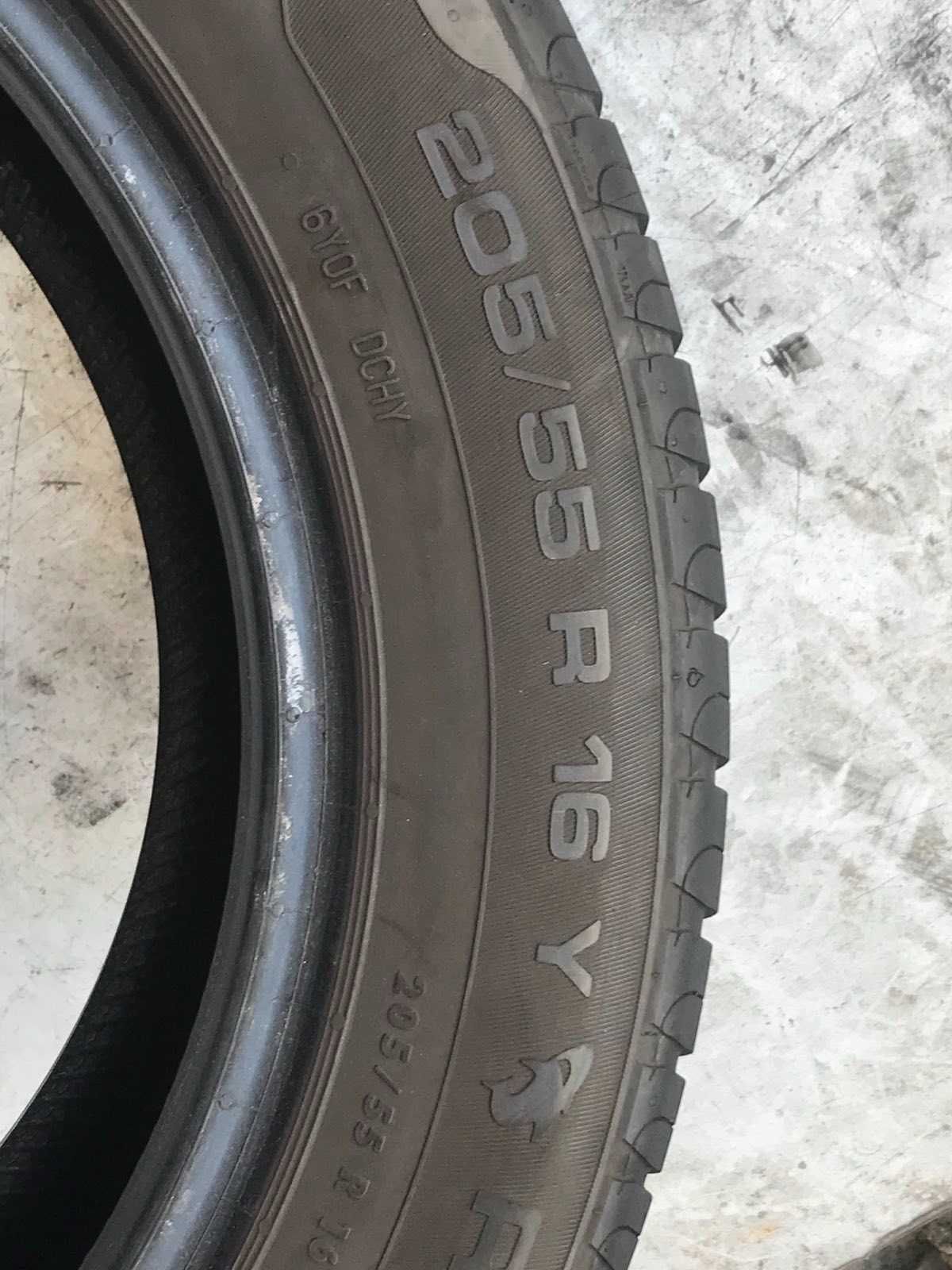 Шины UniRoyal RainSport 3 205/55R16 Пара Лето Б/у Склад Оригинал