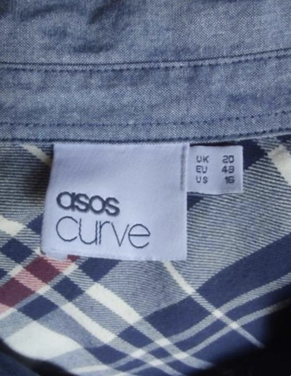 Рубашка жіноча фланелева asos батал.р One size