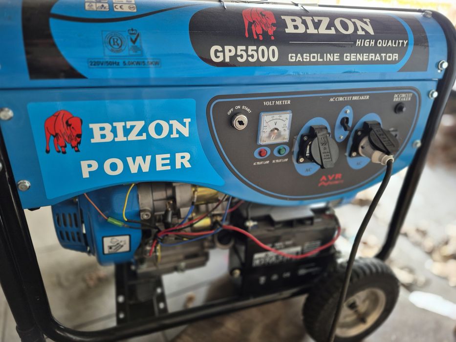 Генератор 5,5кВт Газ/Бензин