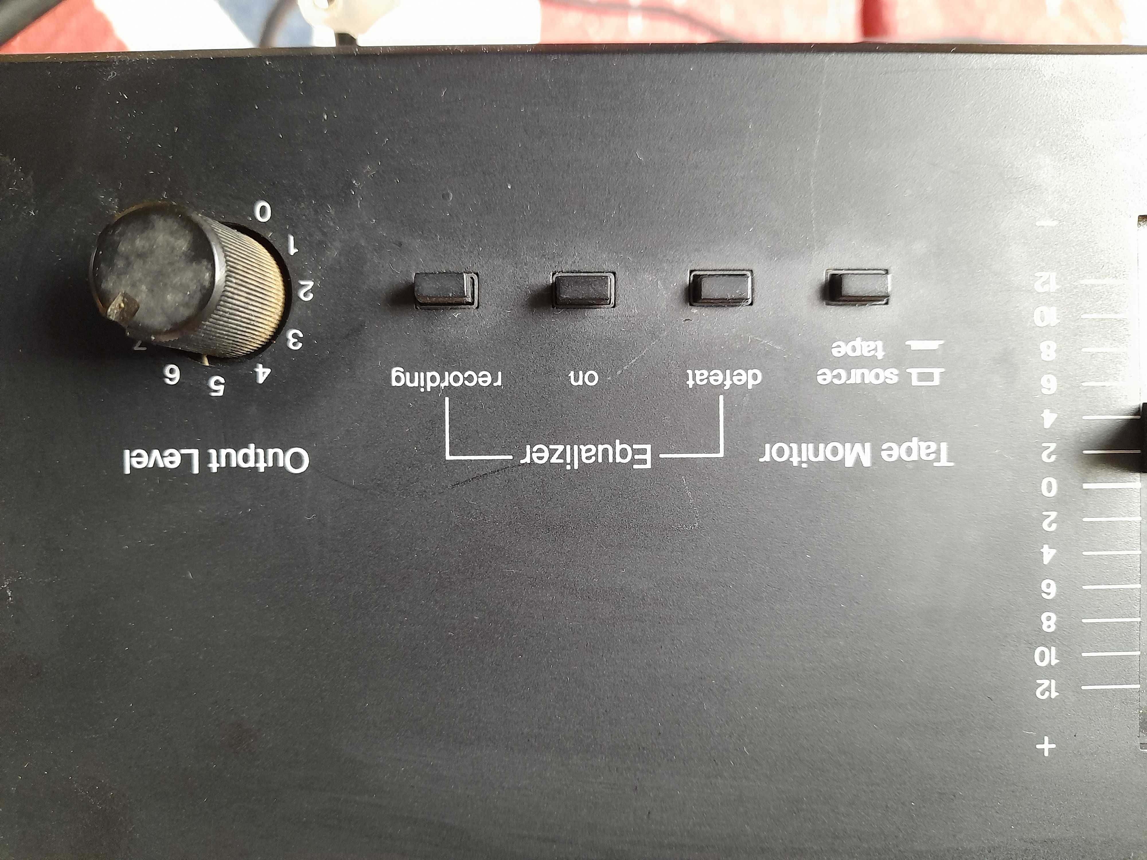 Equalizador Stereo  SANSUI  SE 7 preto vintage  Não funciona  (peças)
