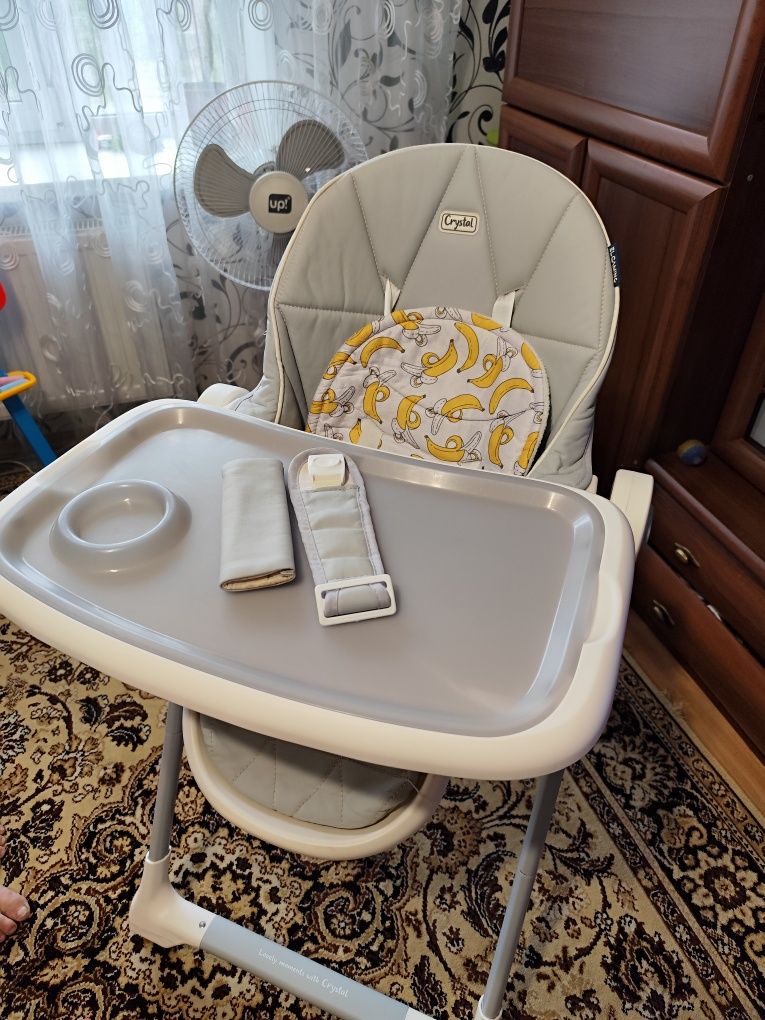 Стільчик для годування El Camino Banana grey