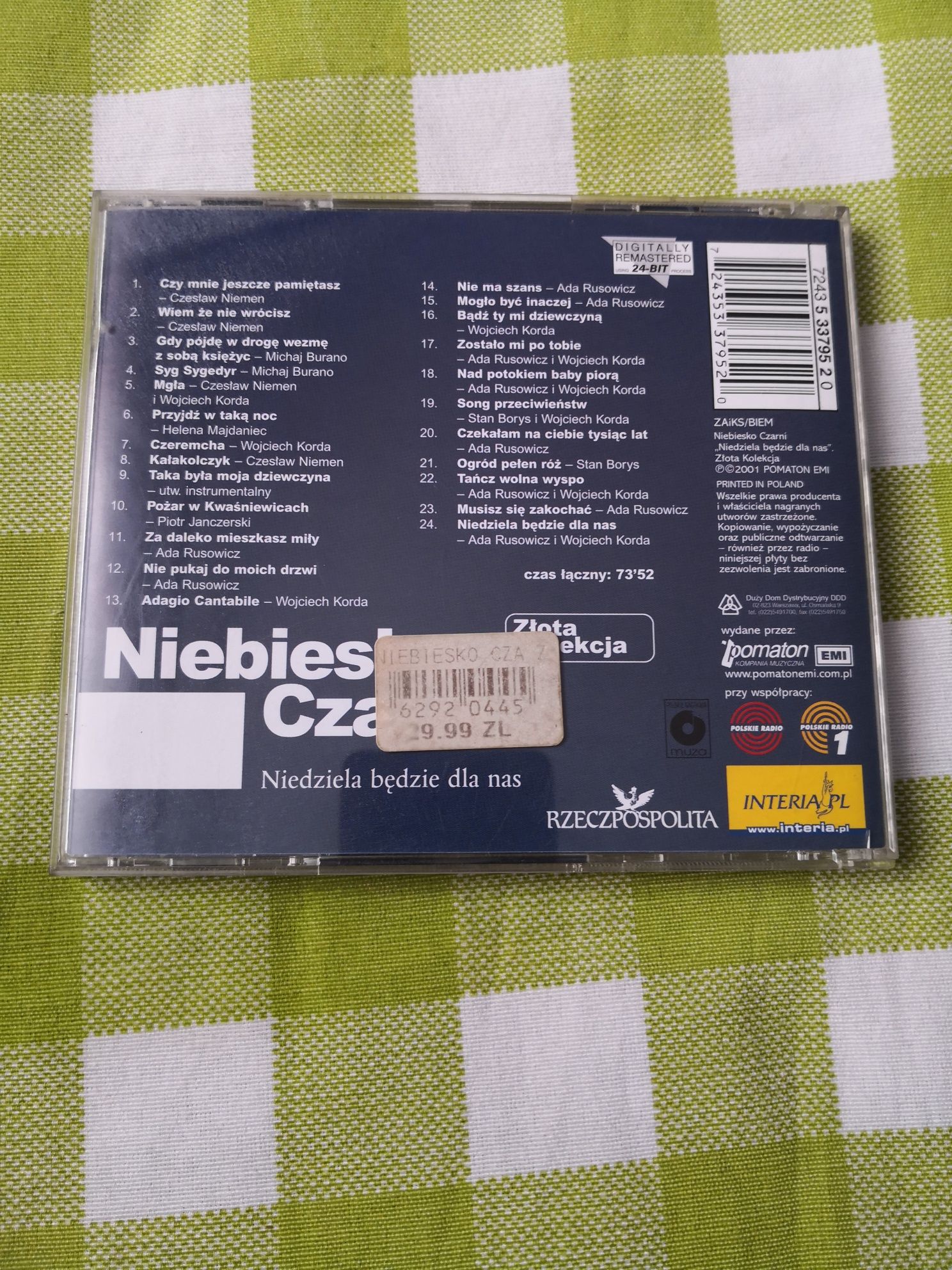 Niebiesko Czarni płyta CD muzyka