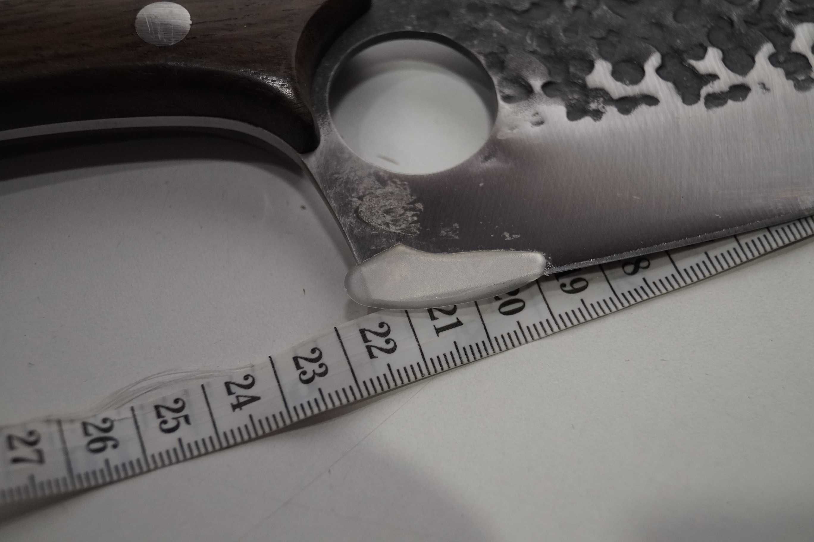 Tasak, nóż szefa kuchni stal nierdzewna kuty ostrze 21,5cm
