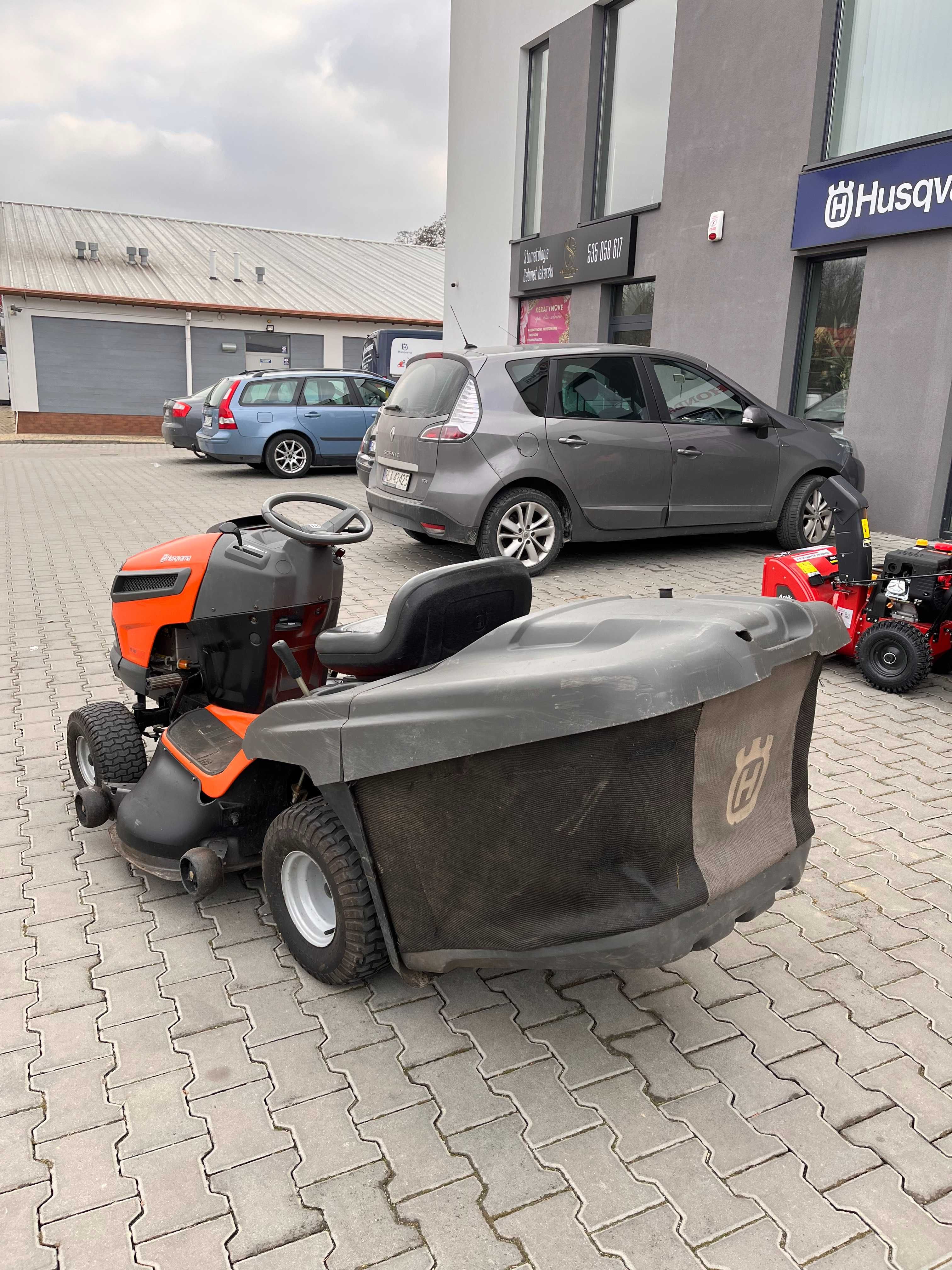 Traktor Husqvarna 22 KM Automat 2 cylindry V2 pompa Kosz RATY  !!