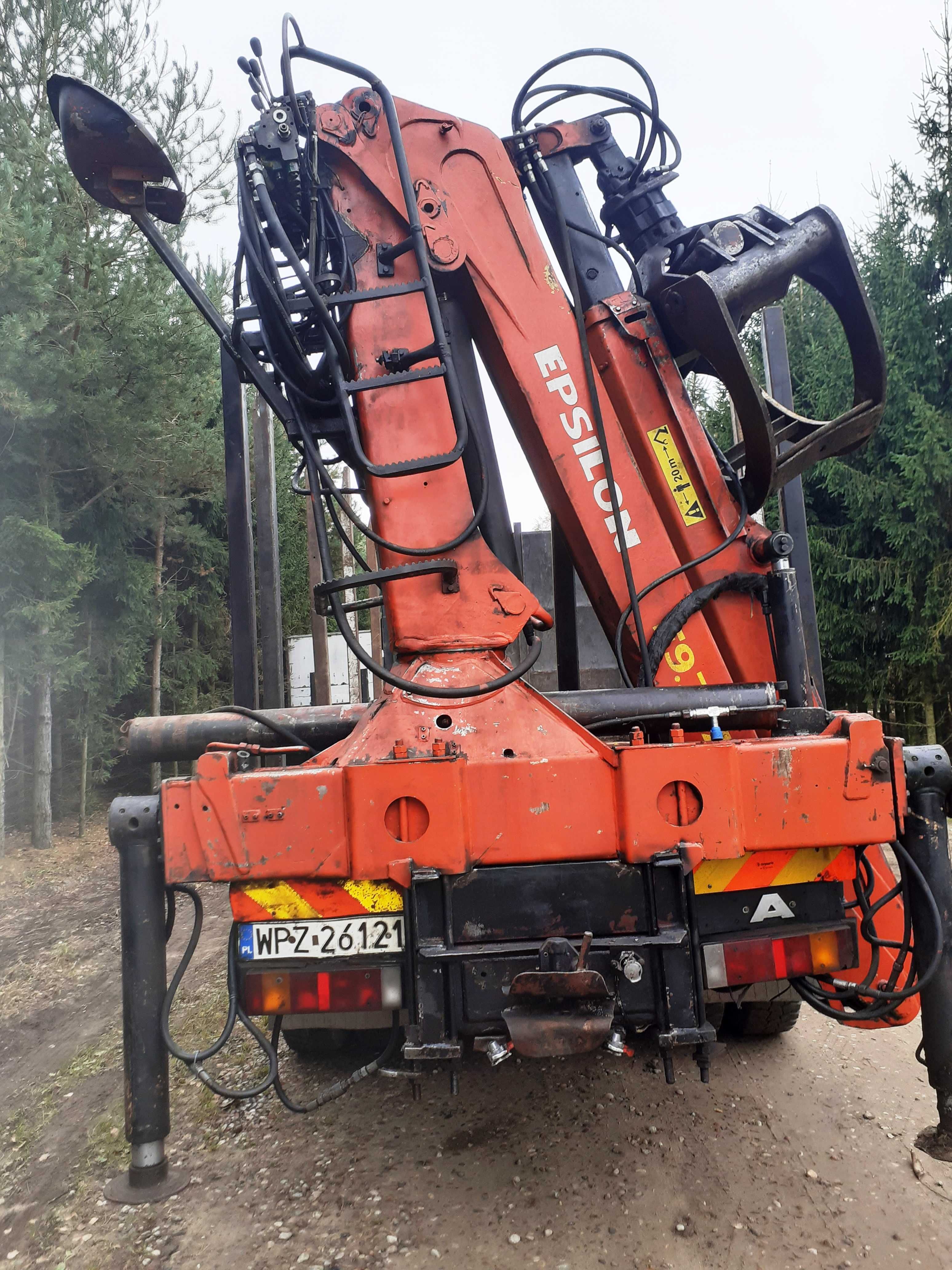 Man f2000 6x4 do drewna, cały resor, zwolnice