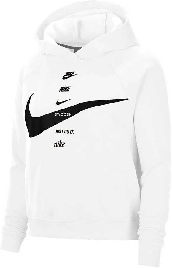 bluza Nike xs s 34 36 biała bluza Nike z kapturem s 36 oversize