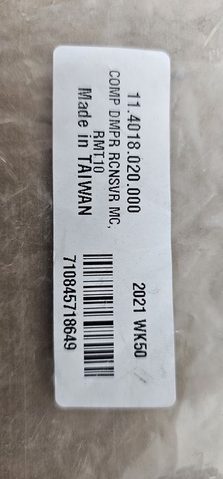 Tłumik amortyzatora Rock shox Recon Silver.