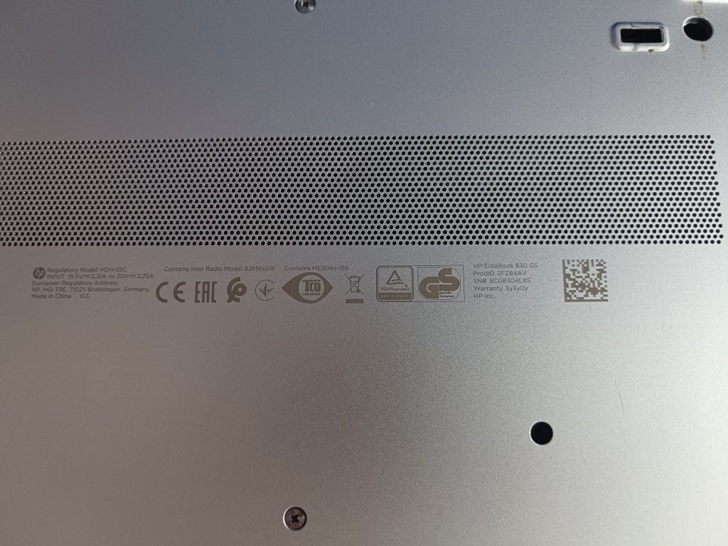 HP Elitebook 830 G5