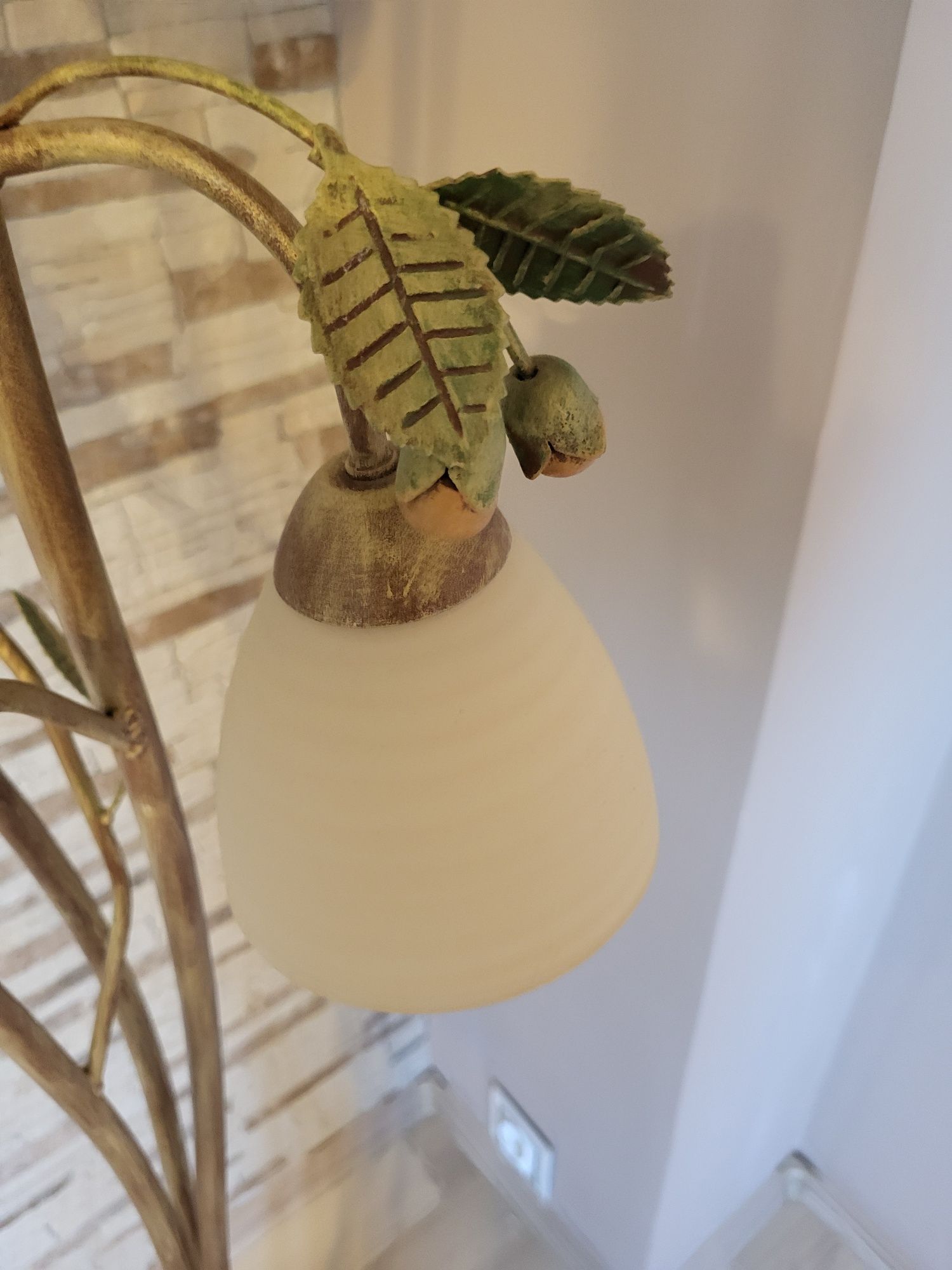 Żyrandol plus lampa stojaca zestaw
