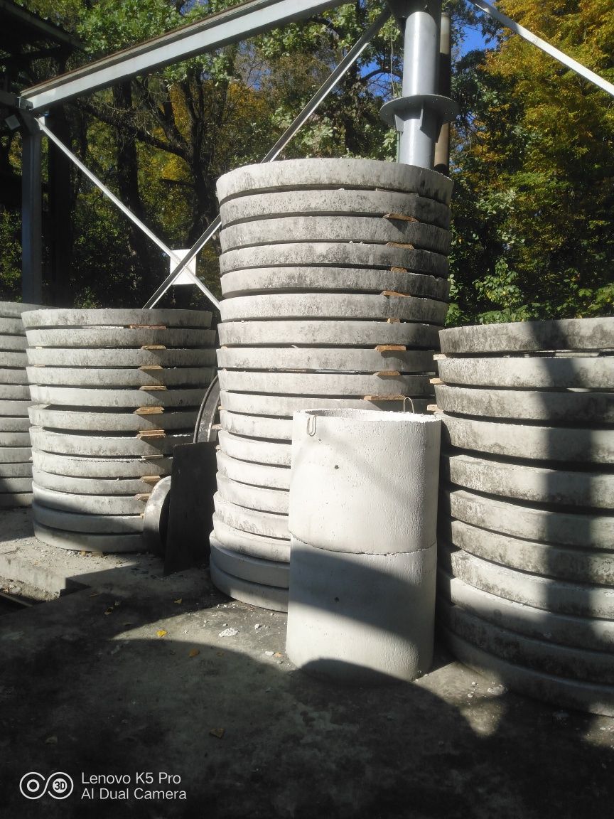 Кольца бетонные от производителя Киев область.