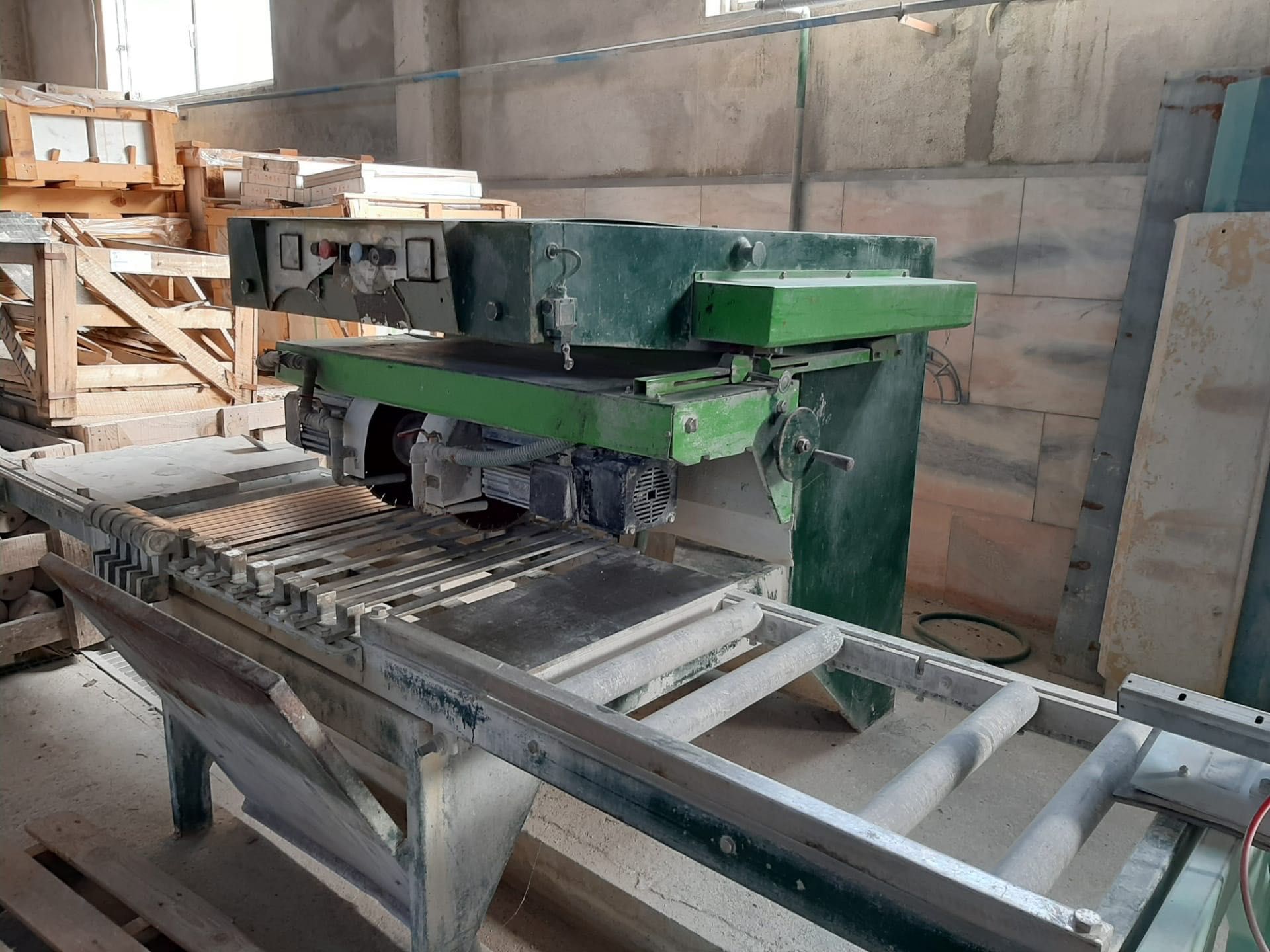 Corta topos duplo - automático - granito / mármore