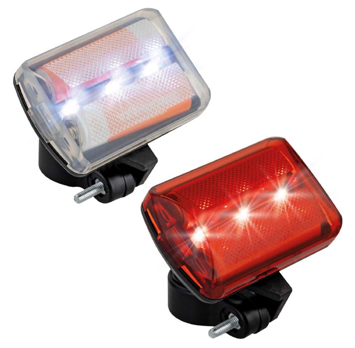 Lampki rowerowe zestaw