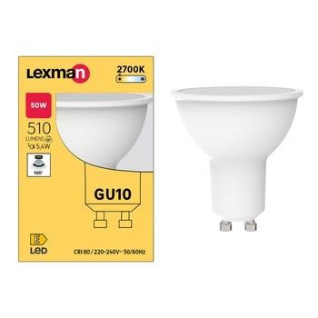 Żarówka LED GU10 5,4 W = 50 W 510 lm