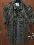 Camisa manga curta havaiana mexicana Springfield estilo Levis Vans
