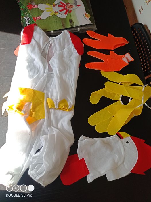 Disfarce galinha 10/12 anos