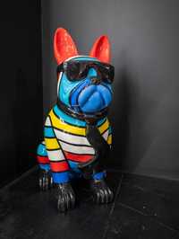 Buldog francuski - figura psa, dekoracja