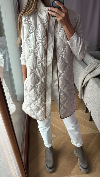 Komplet kamizelka plus sweter Brunello Cucinelli rozm M