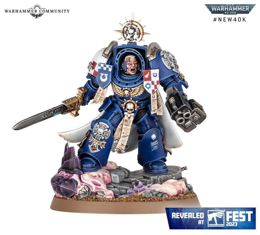 Captain in terminator armour, Warhammer 40k, Space Marines, Leviathan