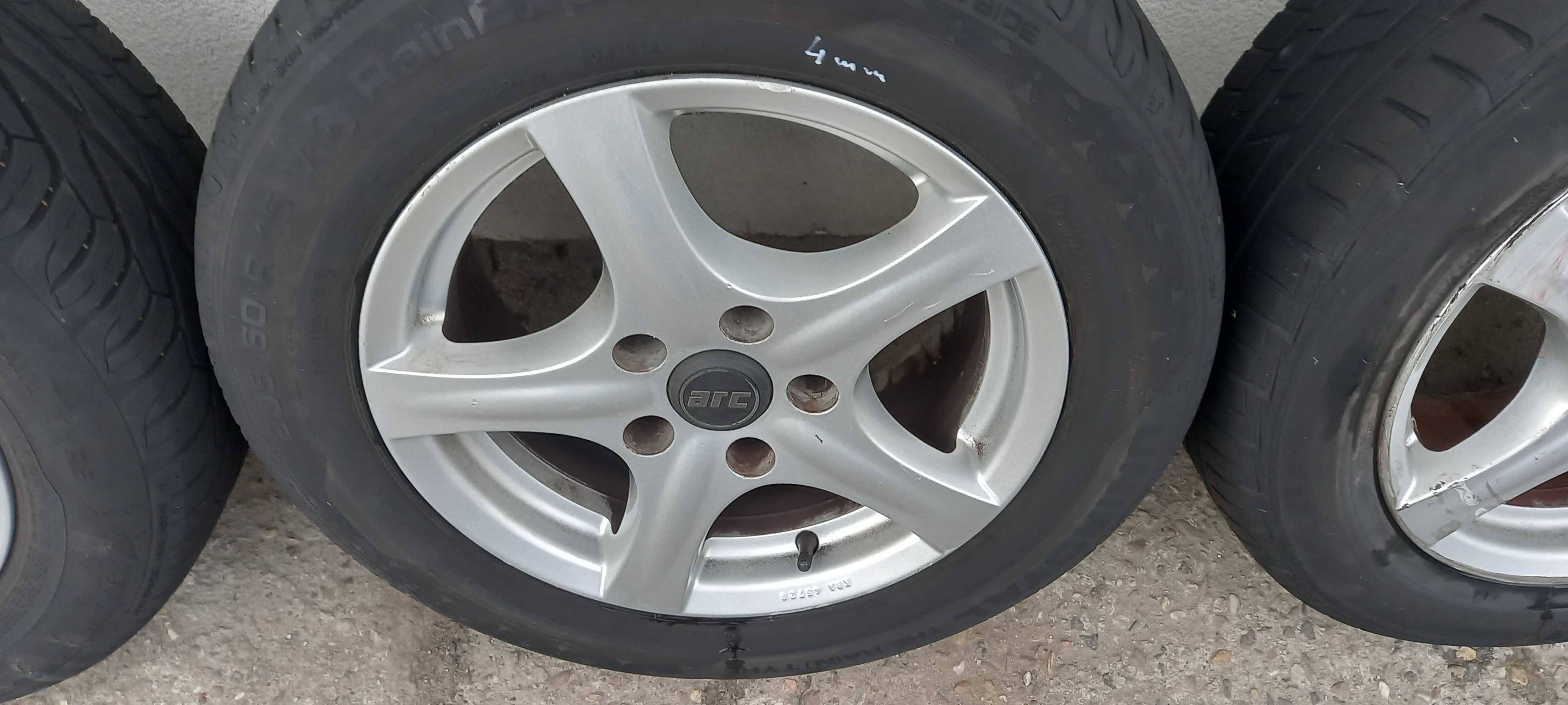 Felgi aluminiowe koła opony Audi A4 A6 VW 15" 5X112 lato kpl