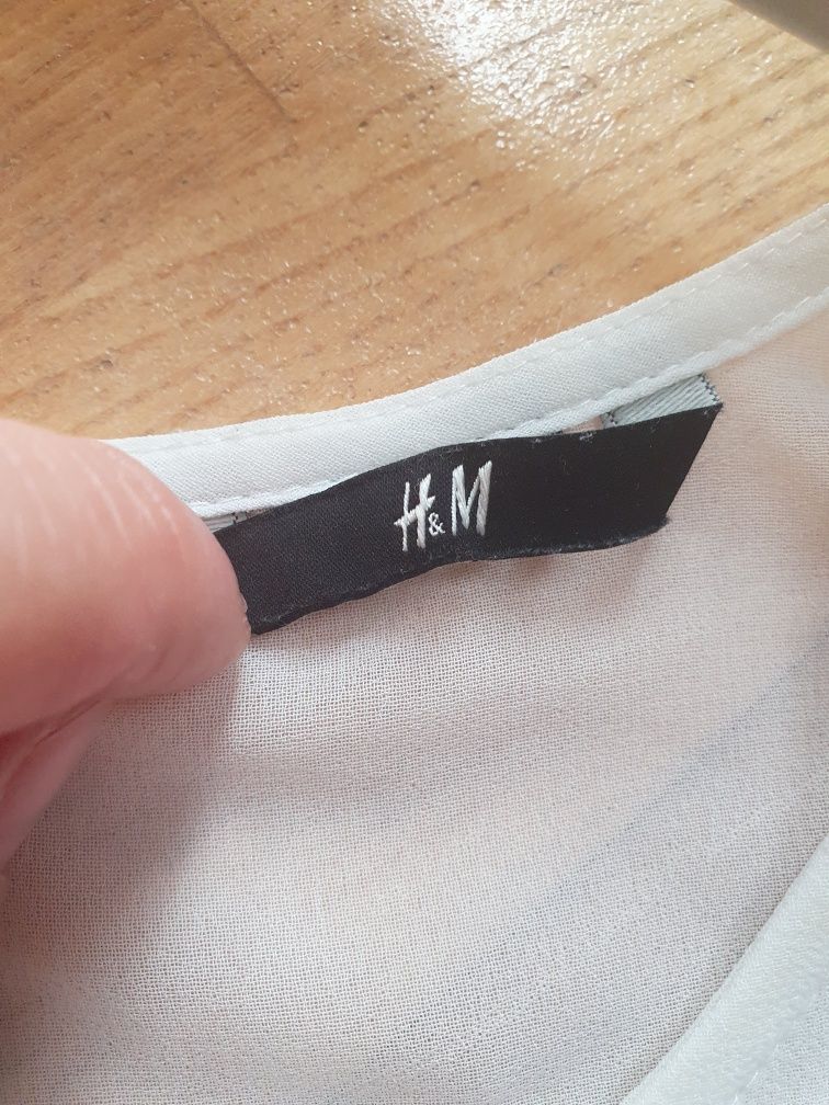 Śliczna bluzeczka z wzorami, H&M, r. L
