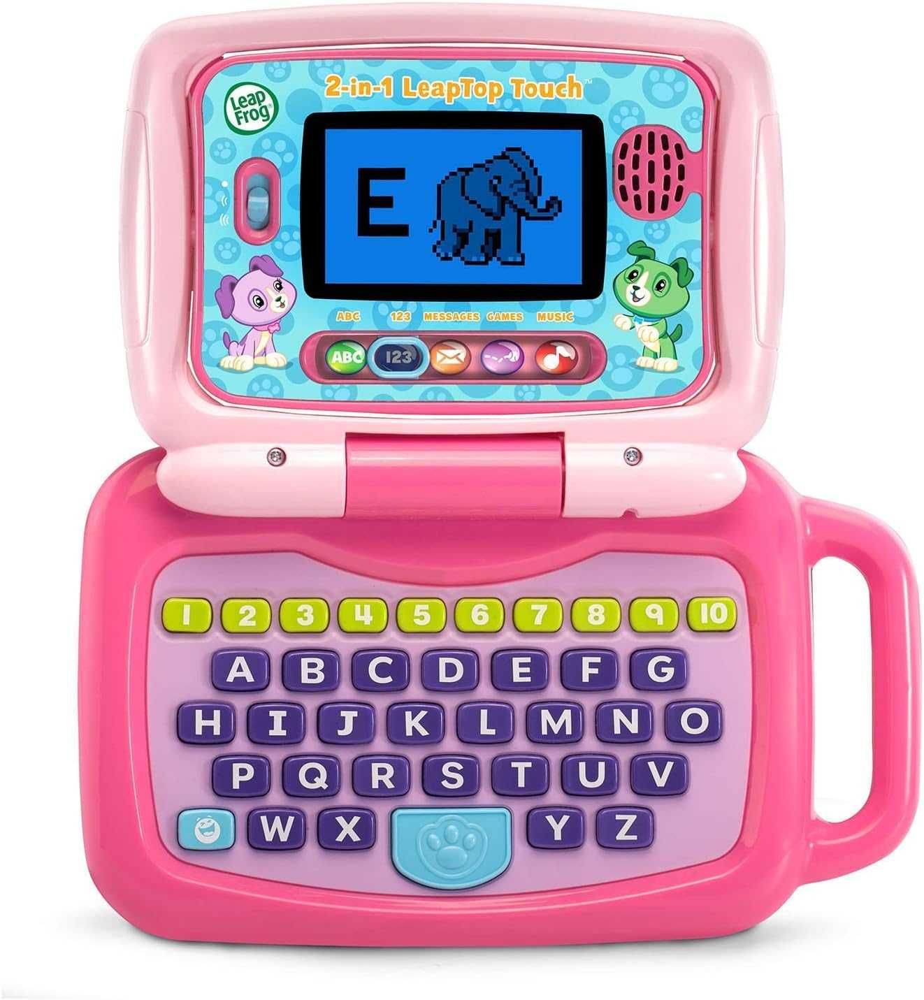 Игрушечный ноутбук с сенсорным экраном LeapFrog, розовый