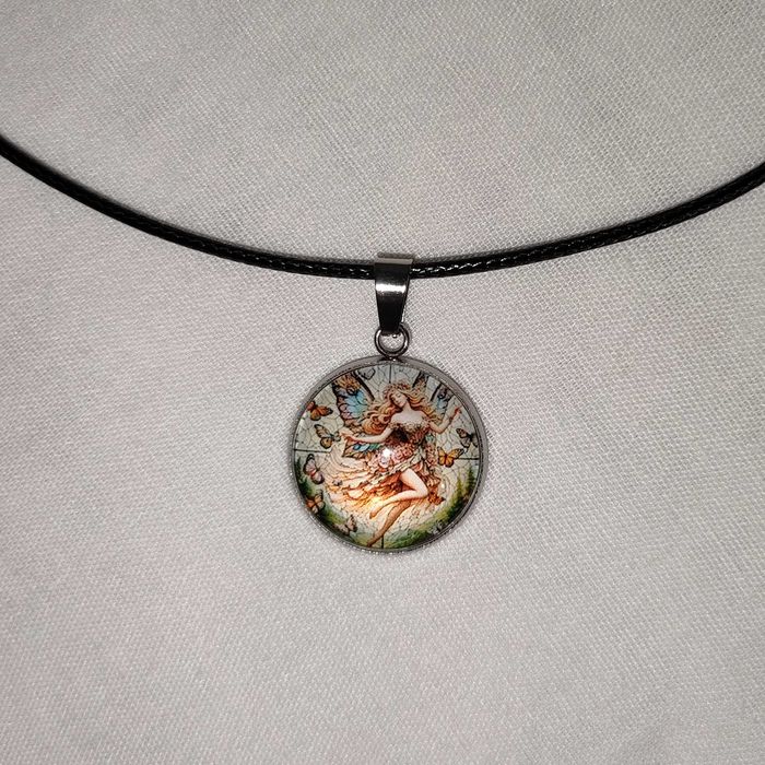 N156 Naszyjnik Wróżka Handmade
