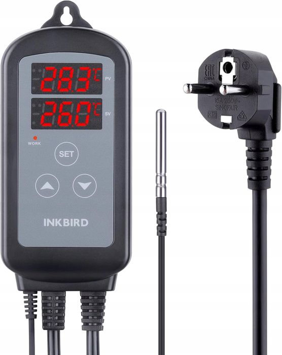 Termostat Inkbird ITC-2T regulator temperatury