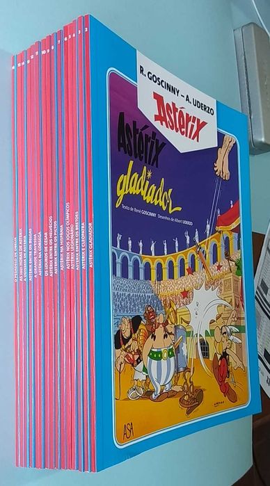 Coleção ASTÉRIX - Edições Asa , 15 volumes em capa mole.