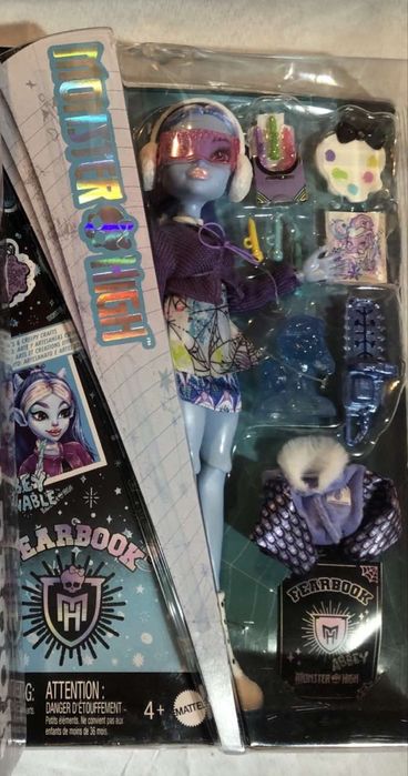 Abbey Bominable Fearbook G3 Monster High Еббі Фірбук Г3 Монстер Хай мх