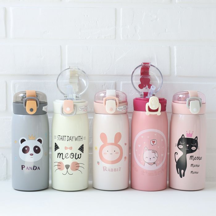 Акція. Термос дитячий з трубочкою для напоїв та їжі 350 мл