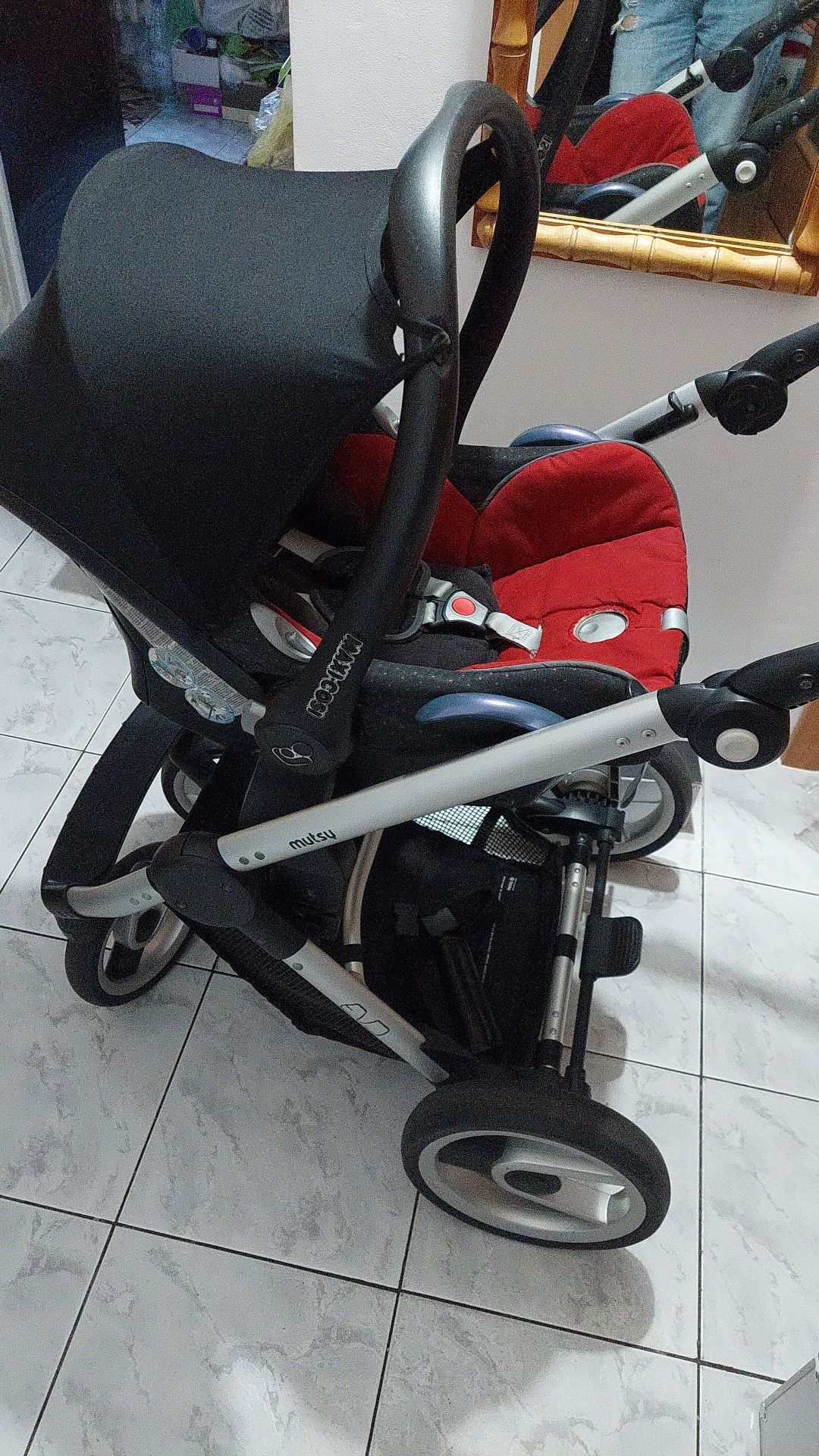 Wózek Maxi Cosi fotelik samochodowy nosidełko Daszek 0-13kg