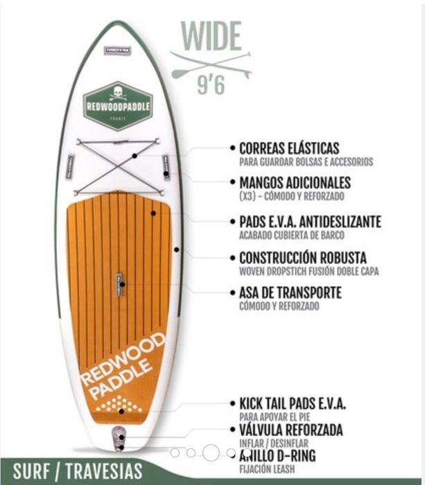 Stand Up Paddle  Funbox Pro 9′6 Wide