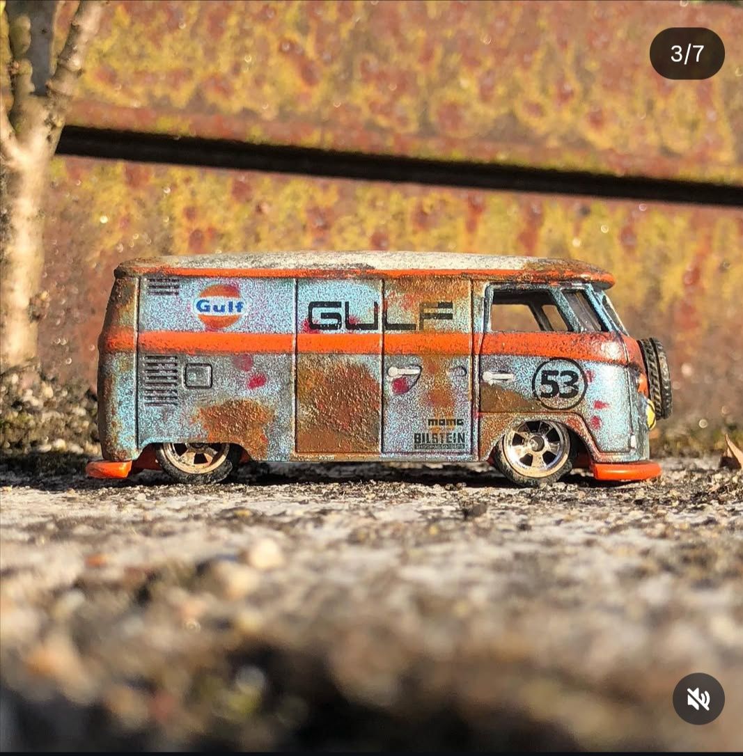Hot Wheels VW T1 Custom Gulf