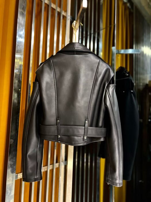 Куртка натуральная кожа Balenc*ga