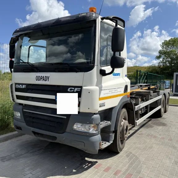 DAF CF 85.410 6x4  Daf hakowiec 6x4 dwa mosty niski przebieg
