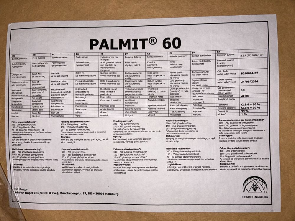 Tłuszcz chroniony Palmit 16