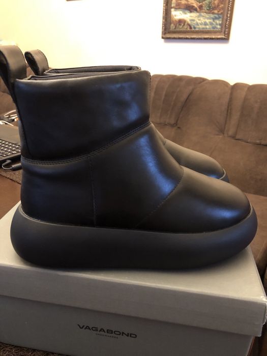 Натуральна шкіра кожа ботинки уггі Vagabond(37)