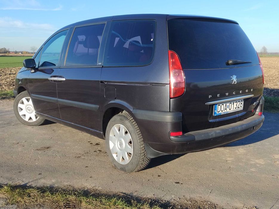 Peugeot 807, 1 właściciel, z polskiego salonu, klima, ważne BT i OC