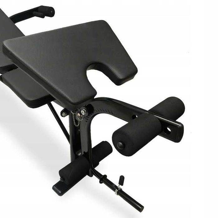 Ławka ławeczka treningowa ze stojakami regulowana z modlitewnik