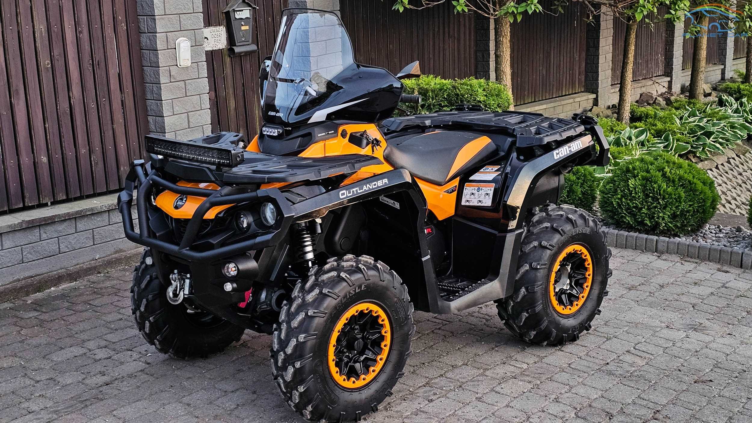 Can-Am Outlander 1000R XTP L7E FOX 1400 km !! Wyciągarka pług can am