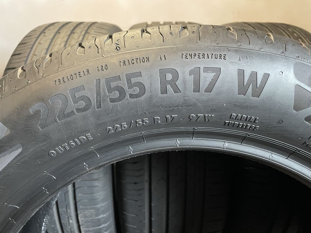 NOWE! 4x CONTINENTAL Eco Contact 6 225/55 R17 letnie 2023r