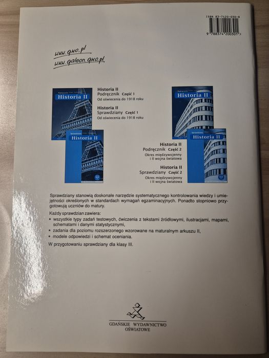 Sprqwdziany Historia II GWO testy