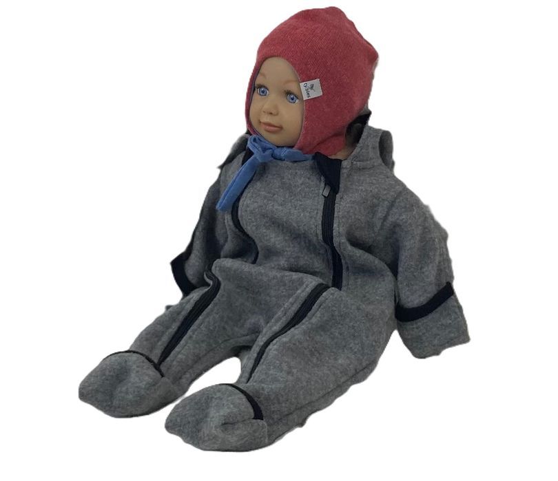 Ty.bles kombinezon wełniany 62/68 100% wełna parzona wool wełniany