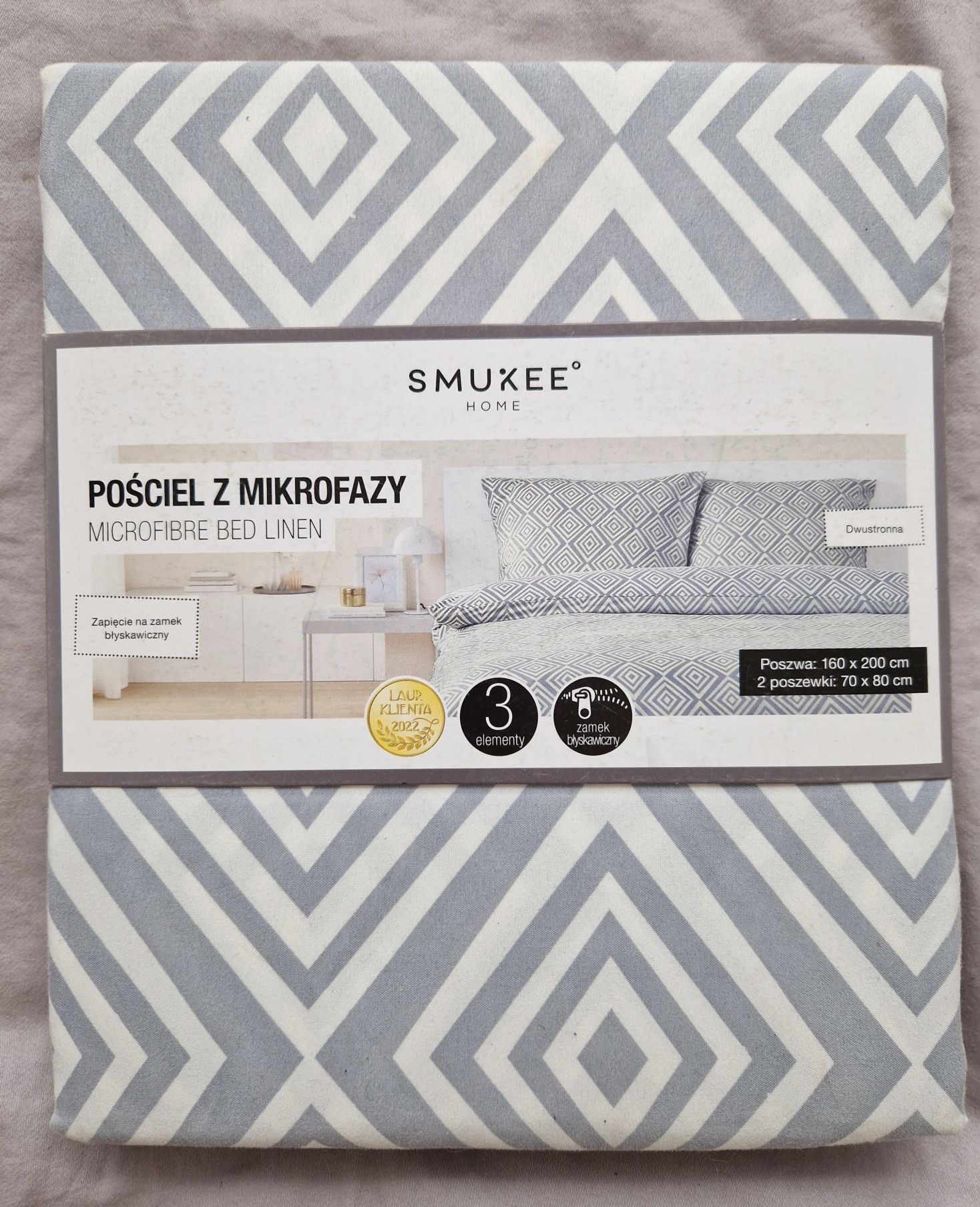 Pościel z mikrofazy 160x200 Smukee