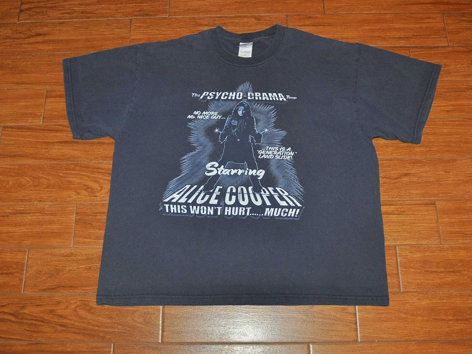 ALICE COOPER - The Psycho Drama TOUR - koszulka rozm.XL UNIKAT!